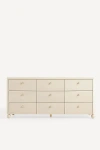 Anthropologie Tasha Lacquer Poplar Wood Nine-drawer Dresser