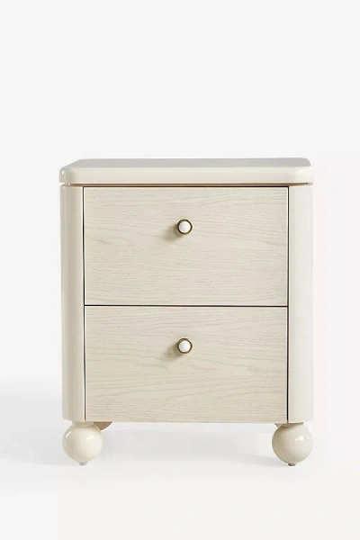 Anthropologie Tasha Two-drawer Nightstand In White