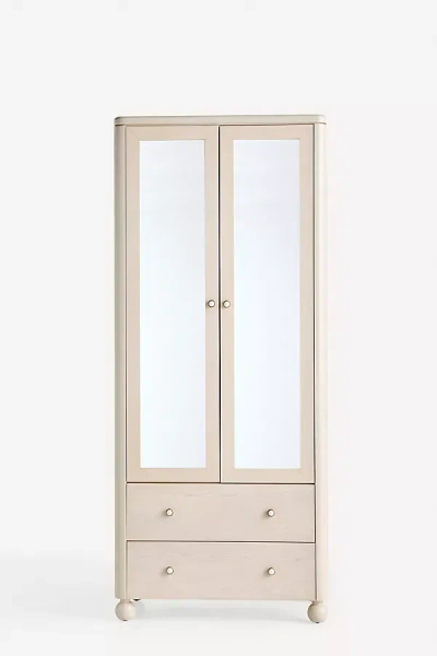 Anthropologie Tasha Poplar Wood Armoire In Neutral