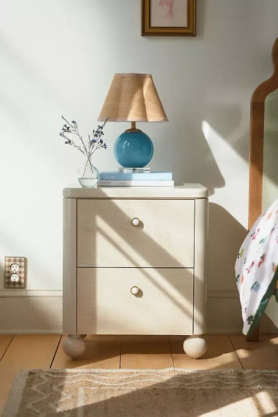 Anthropologie Tasha Two-drawer Nightstand In White