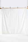 Anthropologie Taylor Organic Cotton Percale Embroidered Duvetu200b In White