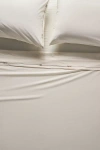 Anthropologie Taylor Organic Cotton Percale Embroidered Sheet Setu200b In White