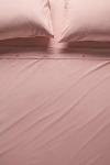 Anthropologie Taylor Organic Cotton Percale Embroidered Sheet Setu200b In Pink