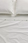 Anthropologie Taylor Organic Cotton Percale Embroidered Sheet Setu200b In White