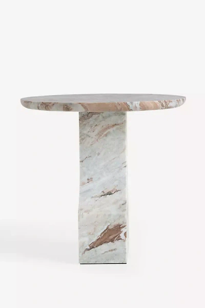Anthropologie Teo Marble Round Side Table