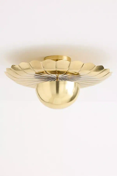 Anthropologie Teresa Flush Mount In Gold