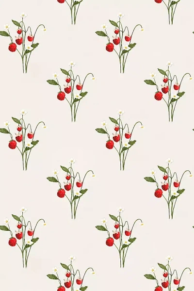 Anthropologie Teresia Fruit And Floral Wallpaper By Sarah Jessica Parker In White