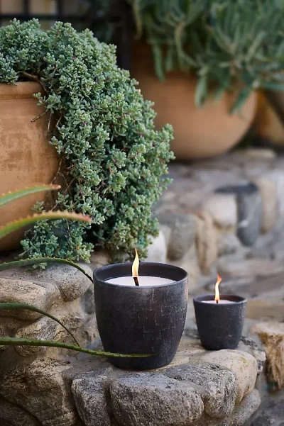 Anthropologie Terracotta Prades Candle, Citronella + Lemongrass