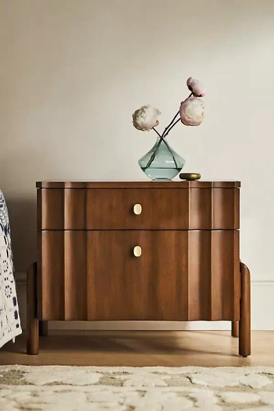 Anthropologie Tetra Nightstand In Brown