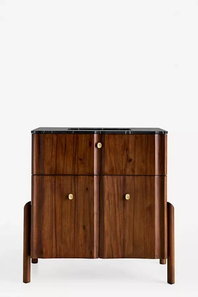 Anthropologie Tetra Single Bathroom Vanity In Brown