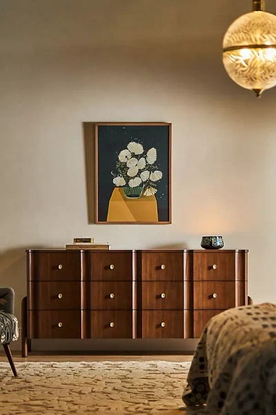Anthropologie Tetra Six-drawer Dresser In Brown