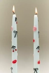Anthropologie The Amour Taper Candles, Set Of 2 In White