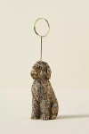 Anthropologie The Animal Icon Photo Holder: Dog Edition In Gold