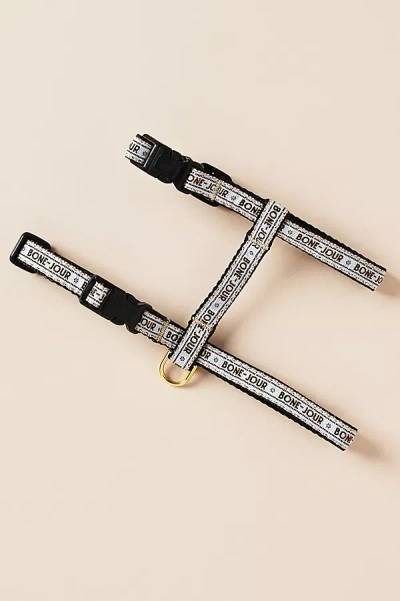 Anthropologie The Bistro Tile Cat Harness In Black