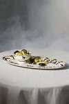 Anthropologie The Bistro Tile Stoneware Serving Platter: Halloween Edition