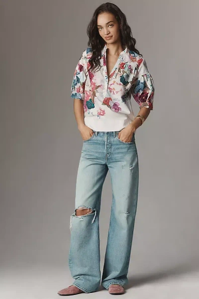 Anthropologie The Darcey Popover Swing Top In Multi