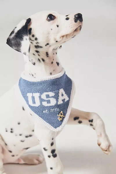 Anthropologie The Deluxe Pup Fourth Of July Pet Bandana