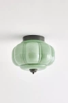 Anthropologie Eloise Glass Flush Mount In Black