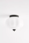 Anthropologie Eloise Glass Flush Mount In Black