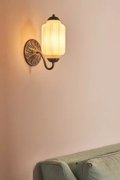 Anthropologie Eloise Sconce In Gold