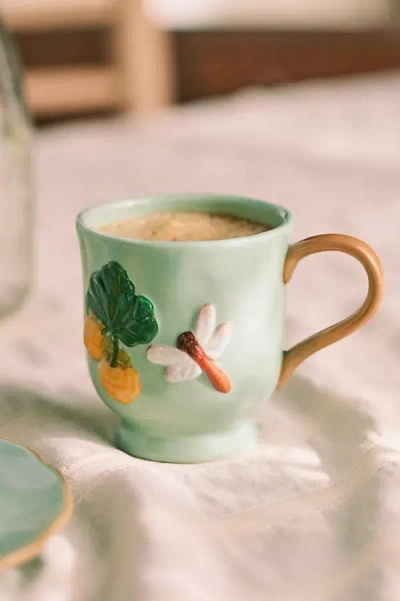 Anthropologie The Faye Icon Stoneware Mug: Fall Edition In Multi