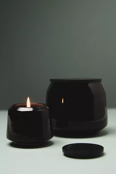 Anthropologie The Gather Candle By : Pink Lychee & Clementine In Black