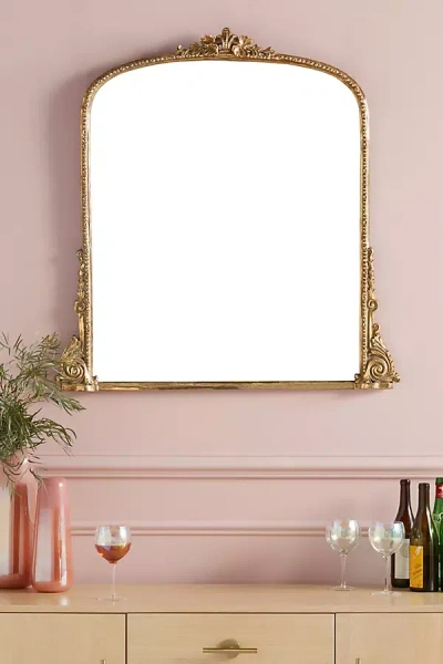 Anthropologie Gleaming Primrose Mirror In Brown