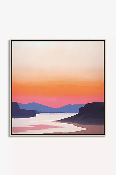Anthropologie The Gorgeat Sunset Wall Art In Multi