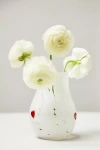 Anthropologie The Icon Cheena Glass Vase In White