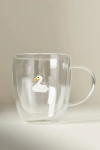 Anthropologie The Icon Glass Mug In Transparent