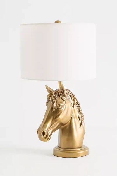 Anthropologie The Icon Table Lamp: Horse Edition In Multi