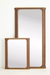 Anthropologie The Isla Fluted Textured Mirror In Brown