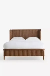 Anthropologie The Isla Fluted-wood Bed In Brown