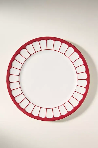 Anthropologie The Latte Stoneware Dinner Plates, Set Of 4: Boulevard Edition