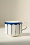 Anthropologie The Latte Stoneware Mug: Boulevard Edition