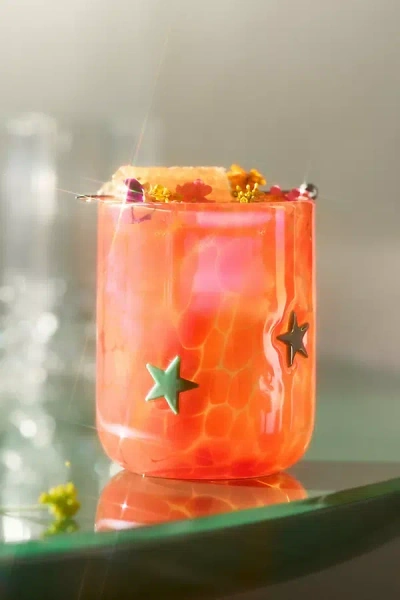 Anthropologie The Limited-edition Marquee Icon Juice Glass In Multi