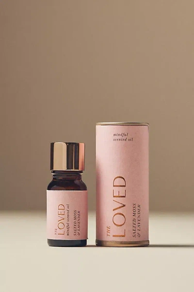 Anthropologie The Loved Woody Salted Moss & Lavender Fragrance Oil In Pink