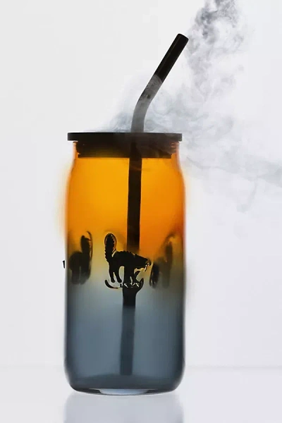 Anthropologie The Mystic Icon Juice Glass Tumbler With Lid In Multi