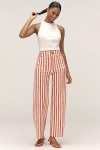 Anthropologie The Nephthys Illustrated! Colette Crop Wide-leg Pants By Maeve