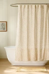 Anthropologie The Printed Cotton Slub Shower Curtain Collection In Neutral