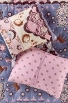 Anthropologie The Printed Cotton Voile Pillow Shams, Set Of 2 In Pink