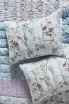 Anthropologie The Printed Cotton Voile Standard Shams, Set Of 2 In Purple