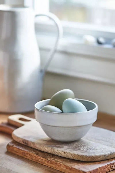 Anthropologie The Rowen Portuguese Stoneware Nut Bowl In Blue