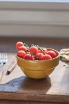 Anthropologie The Rowen Portuguese Stoneware Nut Bowl In Gold