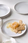 Anthropologie The Rowen Portuguese Stoneware Side Plates, Set Of 4 In Gray