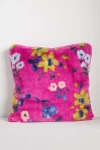 Anthropologie The Sophie Faux-fur Pillow In Pink