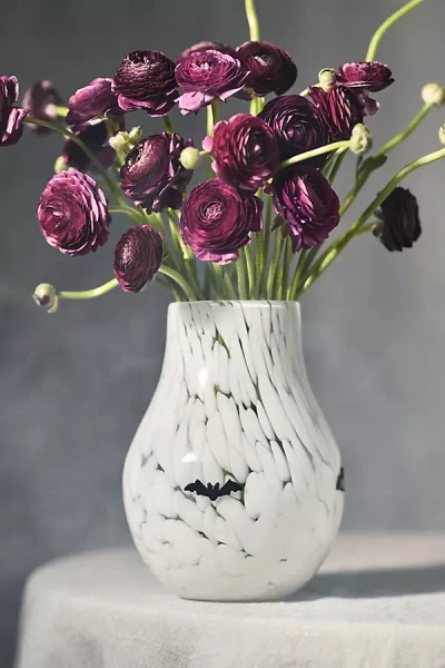 Anthropologie The Spooky Icon Cheena Glass Vase In Multi