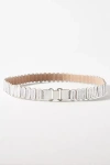 Anthropologie The Tabitha Stretch Belt In Silver