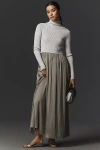 Anthropologie The Thea Twofer Sweater Dress In Grey