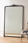 Anthropologie The Vintage Mila Floor Mirror In Black